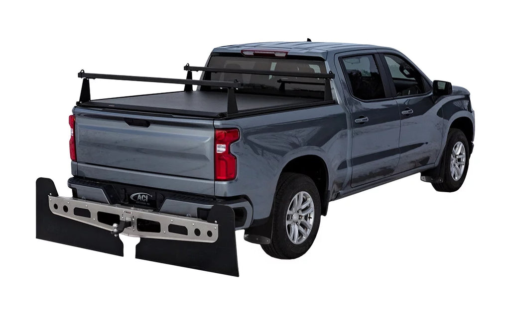 ADARAC 2014-2018 Fits Chevrolet Sizeilverado Fits GMC Sizeierra 1500 2015-2019 2500 3500 8' Matte Black Aluminum M-series Truck Bed Racks F4020062