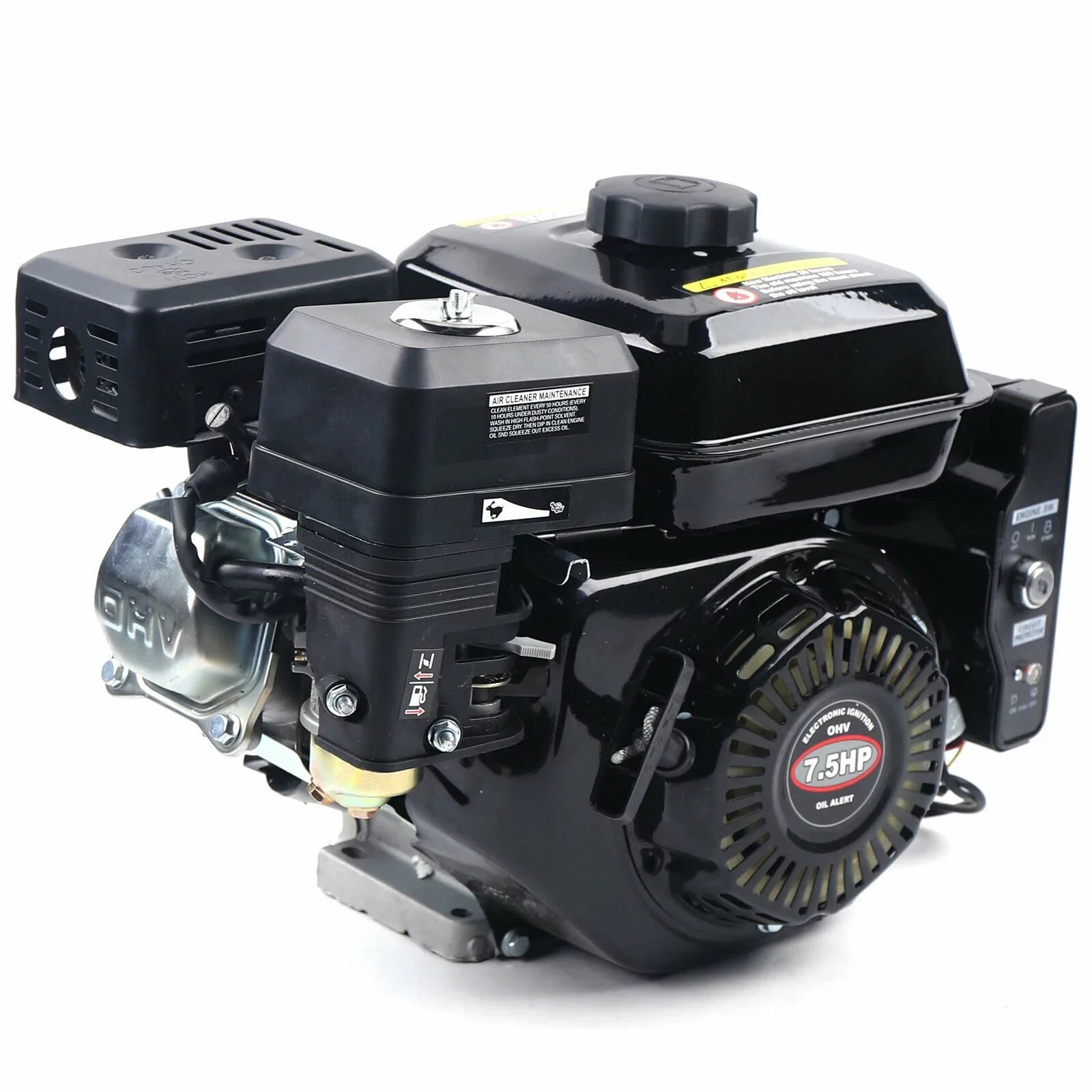 Gas Engine Electric 7.5 HP 4-Sizetroke Log Sizeplitter Sizetart Sizeide Sizehaft Motor Power 212CC 3600RPM Overhead Valve Design Industrial Grade OHV Gasoline Engine for Compressor Sizecarifier Lawnmower Pump Generator