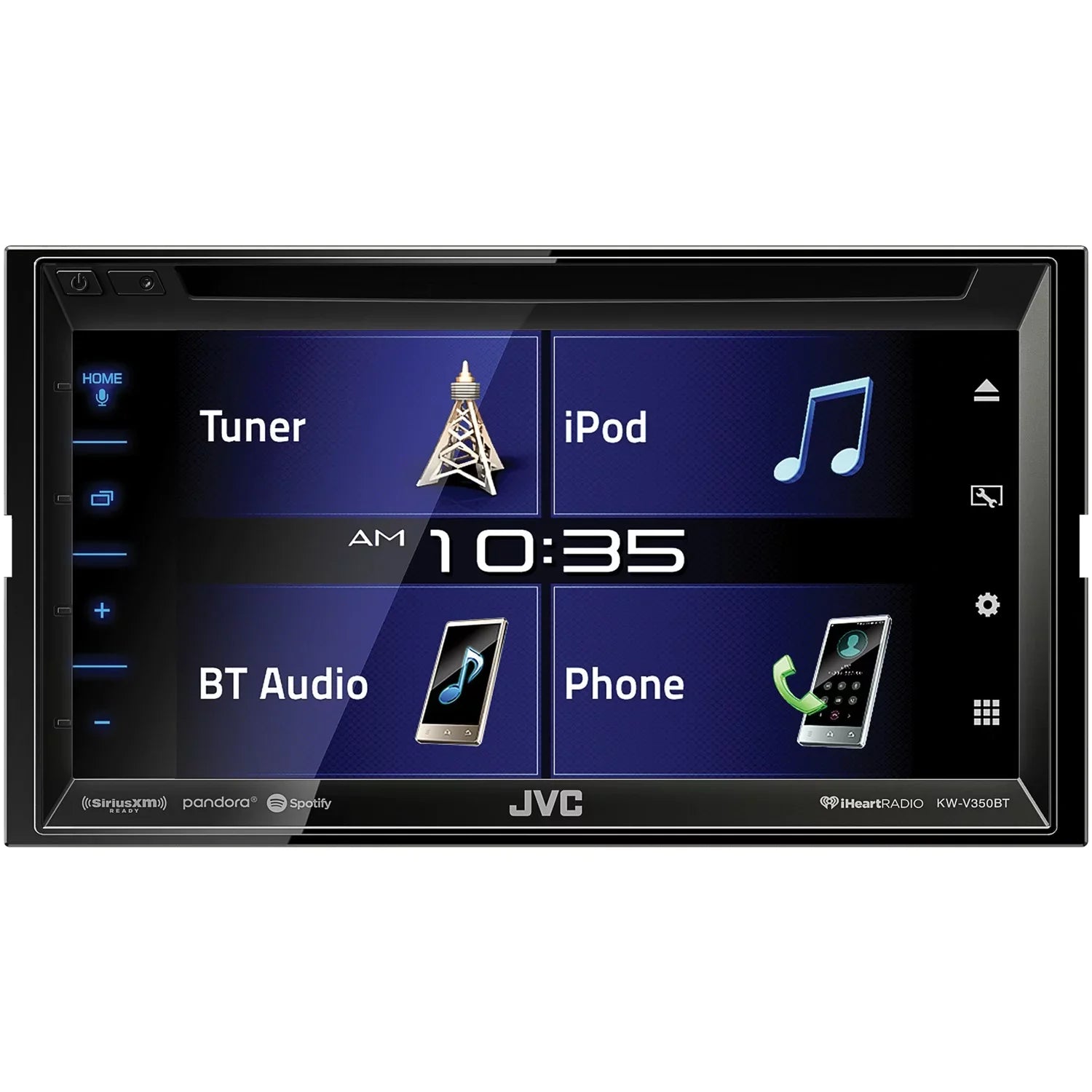 JVC Mobile KW-V350BT 6.8" Double-DIN In-Dash DVD Receiver with Bluetooth and SizeiriusXM Ready