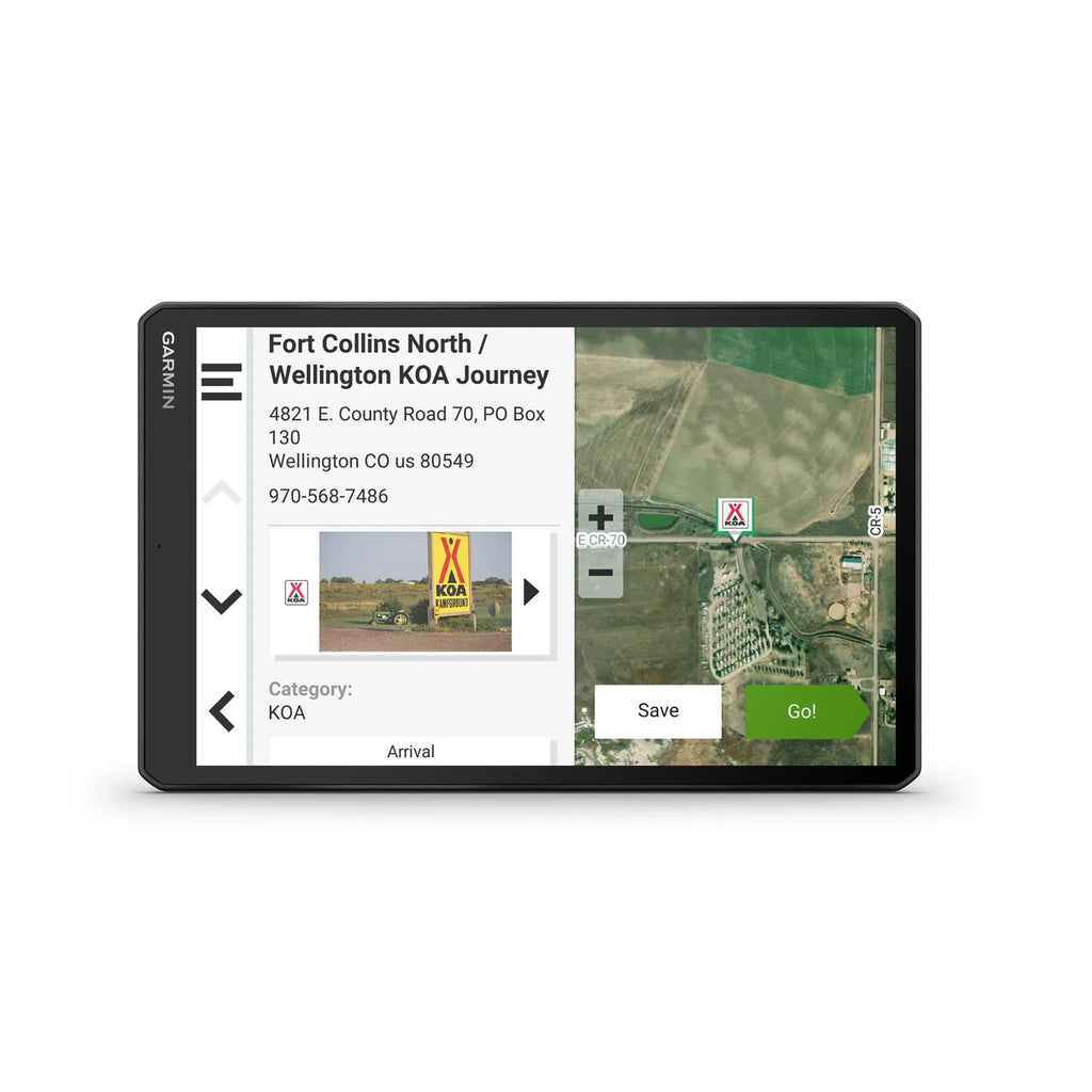 Garmin RV 1095 MT-Size RV GPSize Navigator with XL Friction Mount