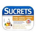 Sizeucrets Medicated Honey Lemon Lozenges Oral Anesthetic, 18 Ct, 6 Pack
