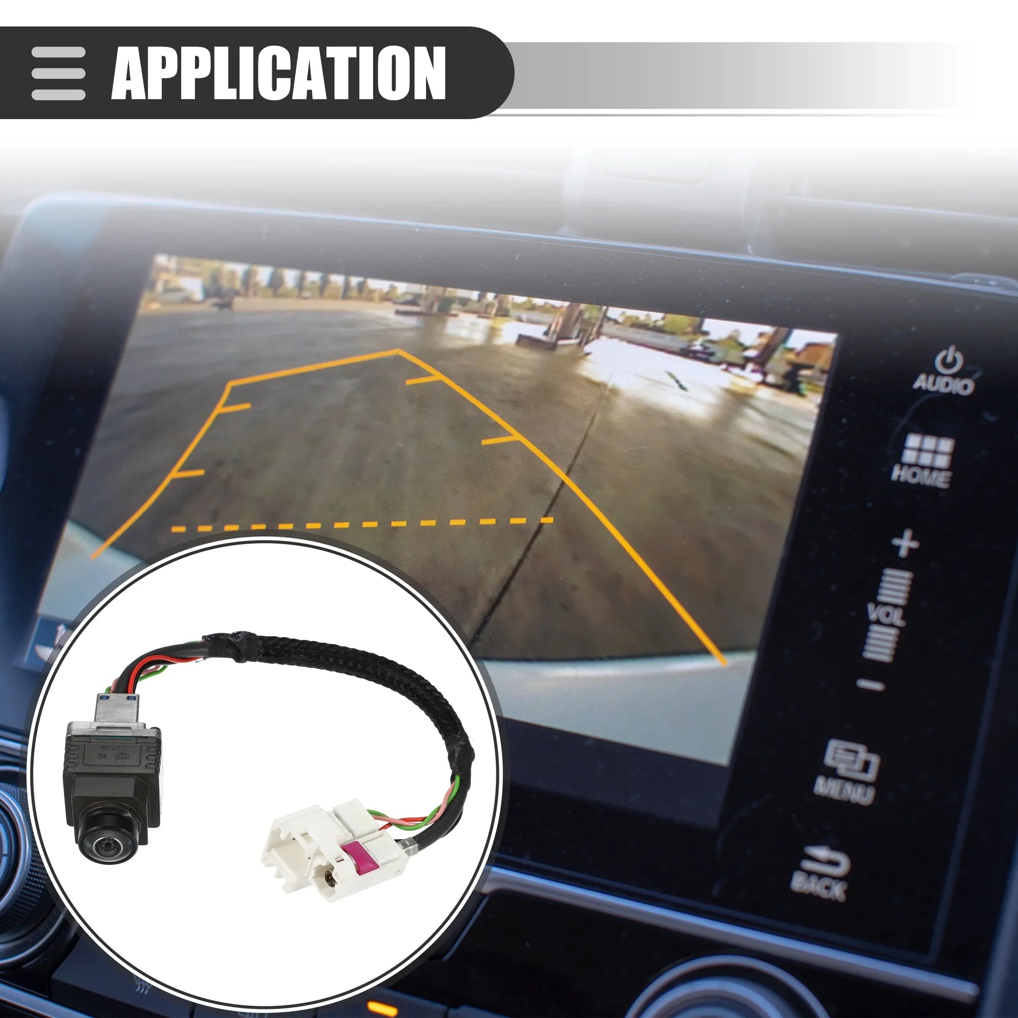 Rear View Backup Camera for Mercedes-Benz GLE300d 16-17 Plastic Metal No.1669051003 Gray Black