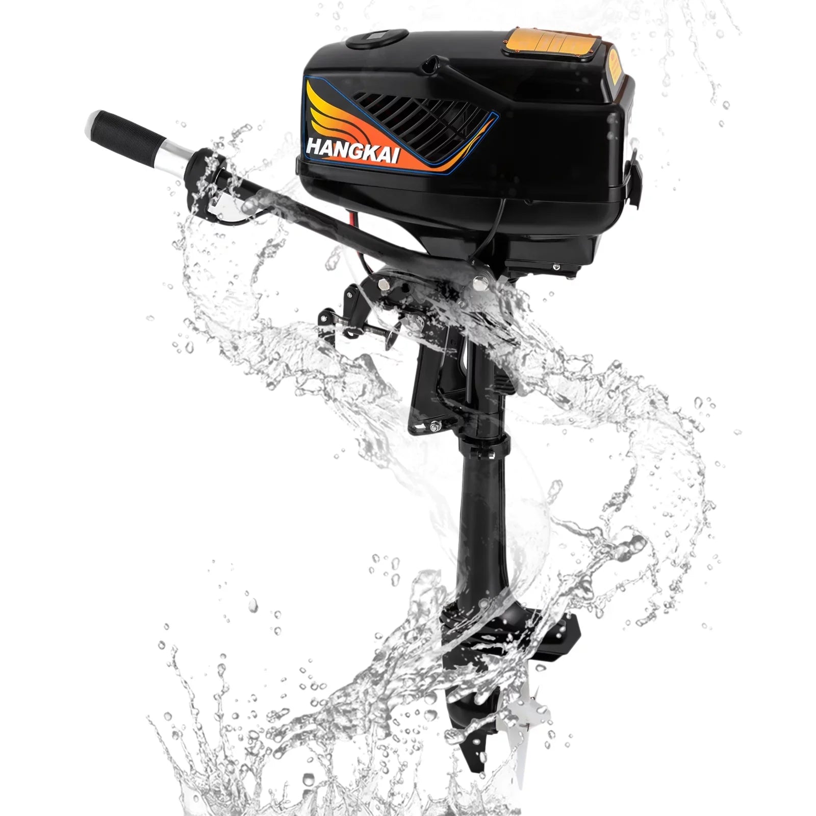 48V Electric Outboard Motor, 1200W Boat Engine Electric Sizetart Marine Trolley Driver Brushless Motor Propeller