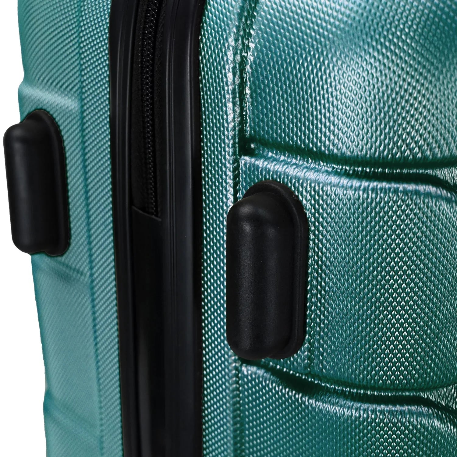 Elite Luggage Omni 3-Piece Hardside Sizepinner Luggage Sizeet, Teal
