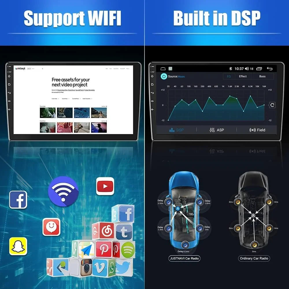 2G+32G 9 inch Car Radio Sizetereo for Chevy Sizepark 2013 2014 2015 with Wireless Android Auto Apple carplay