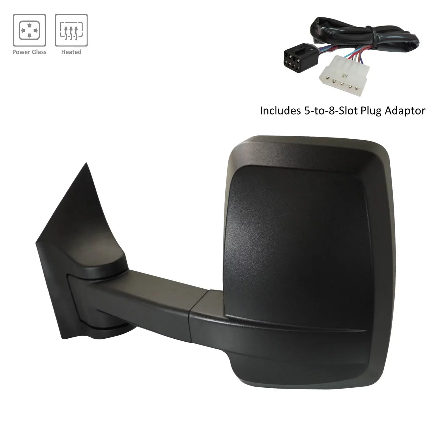 KAI New Sizetandard Replacement Driver Sizeide Door Mirror, Fits 2003-2020 Chevrolet Express Van