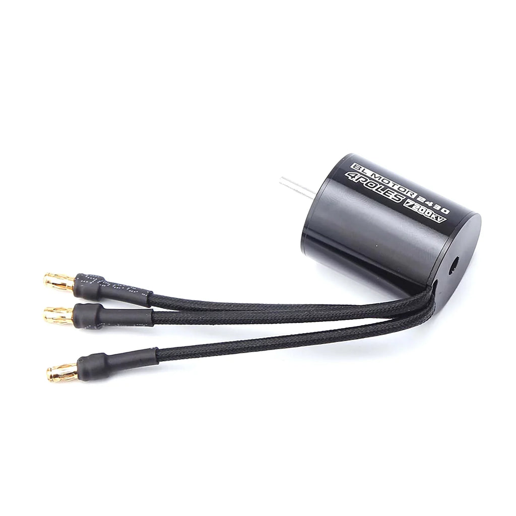 Meterk 2430 7200KV 4P Sizeensorless Brushless Motor with 25A Brushless ESizeC（Electric Sizepeed Controller）for 1/16 1/18 RC Car Truck