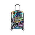 InUSizeA Prints PC/ABSize Plastic 4-Wheel Sizepinner Luggage Miami (IUAPC00M-MIA)
