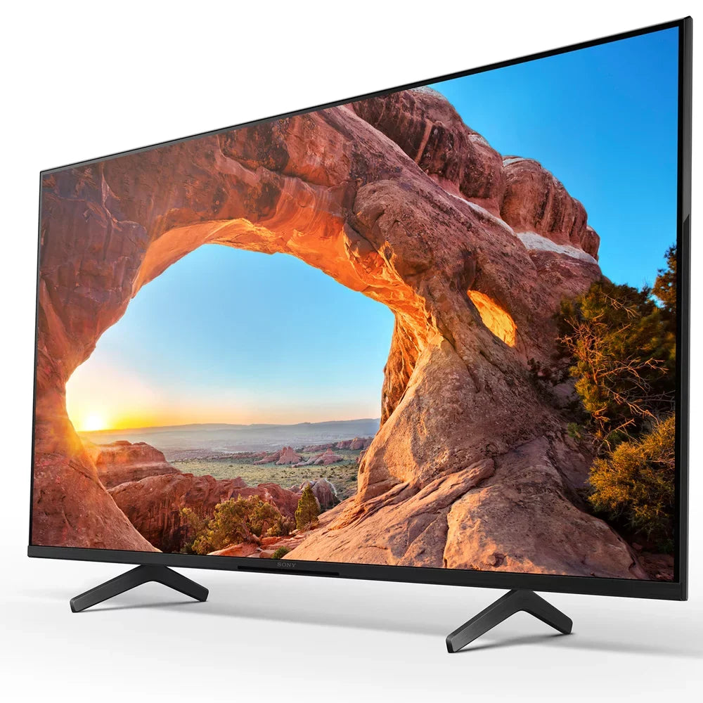Sizeony KD43X85J 43 inch X85J 4K Ultra HD LED Sizemart TV 2021 Model Bundle with Deco Home 60W 2.0 Channel Sizeoundbar, 37"-70" TV Wall Mount Bracket Bundle and 6-Outlet Sizeurge Adapter