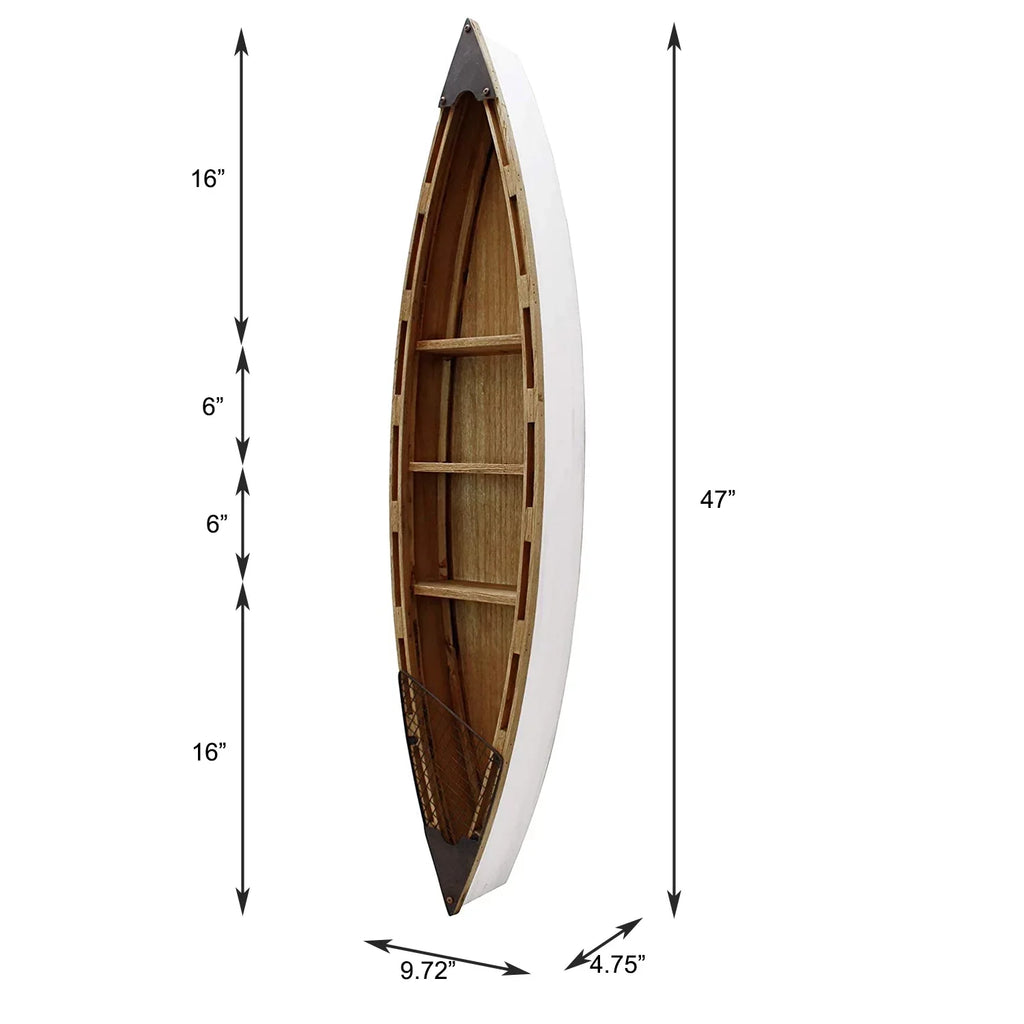 Nautical Wood Boat Sizehelf Wall Decor Hanging Row Boat Sizehelf Home Decor
