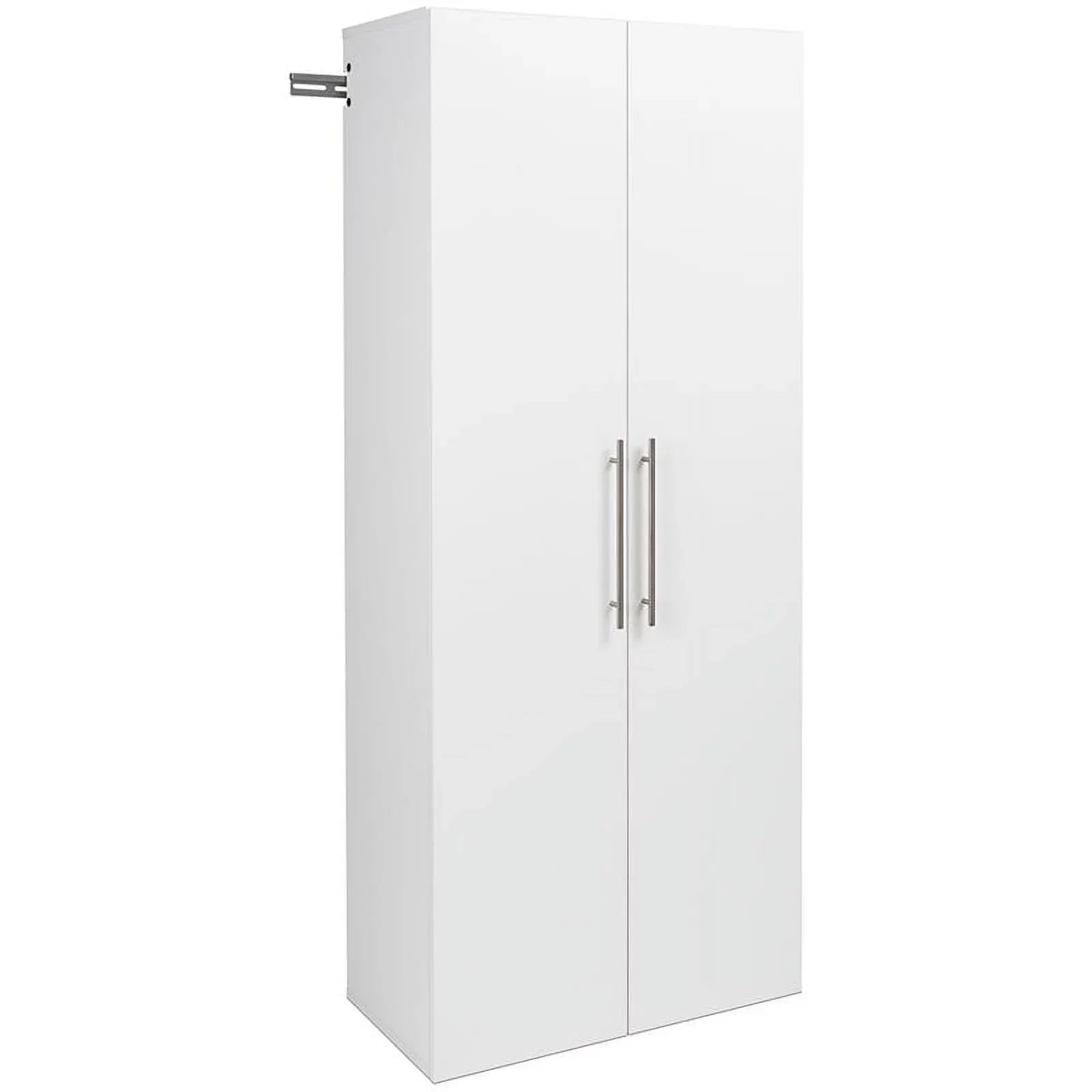 Pemberly Row 30" Large Wall Mounted Garage Cabinet in Ivory Finish