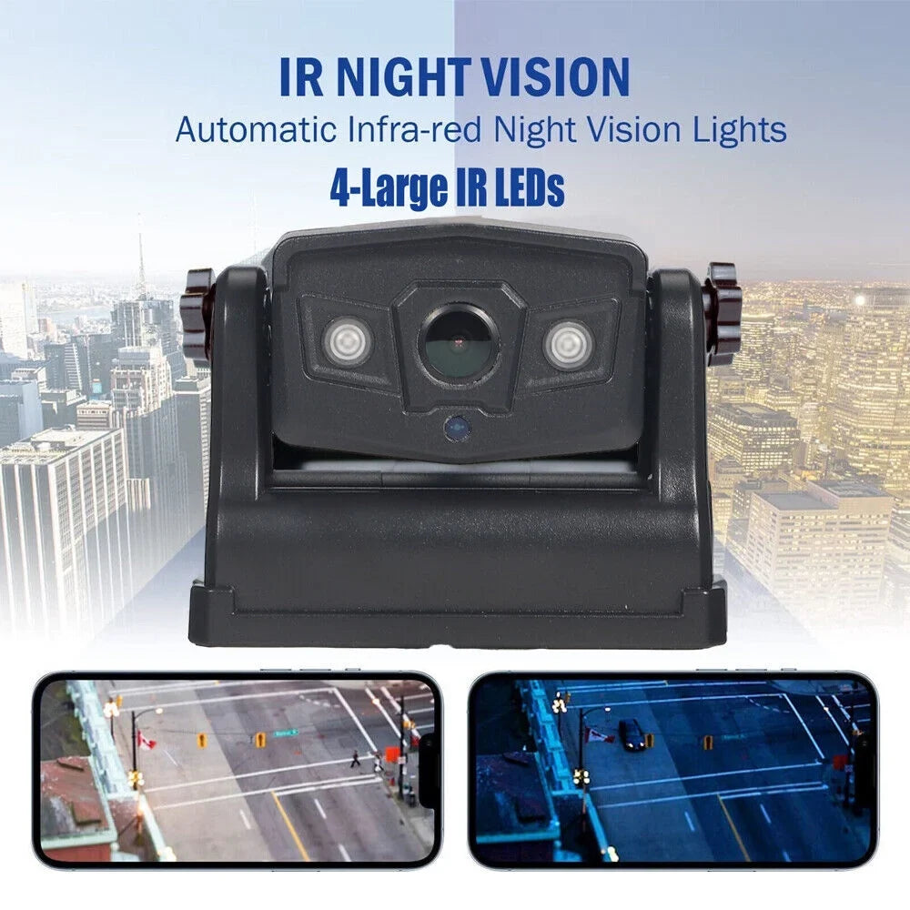 JLLOM 9600mAh Magnetic WiFi Camera - Premium Wireless Backup, Comprehensive Front/Rear Vehicle Views