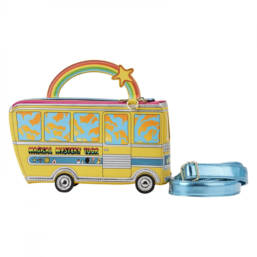 The Beatles Magical Mystery Tour Bus Crossbody Bag by Restfly