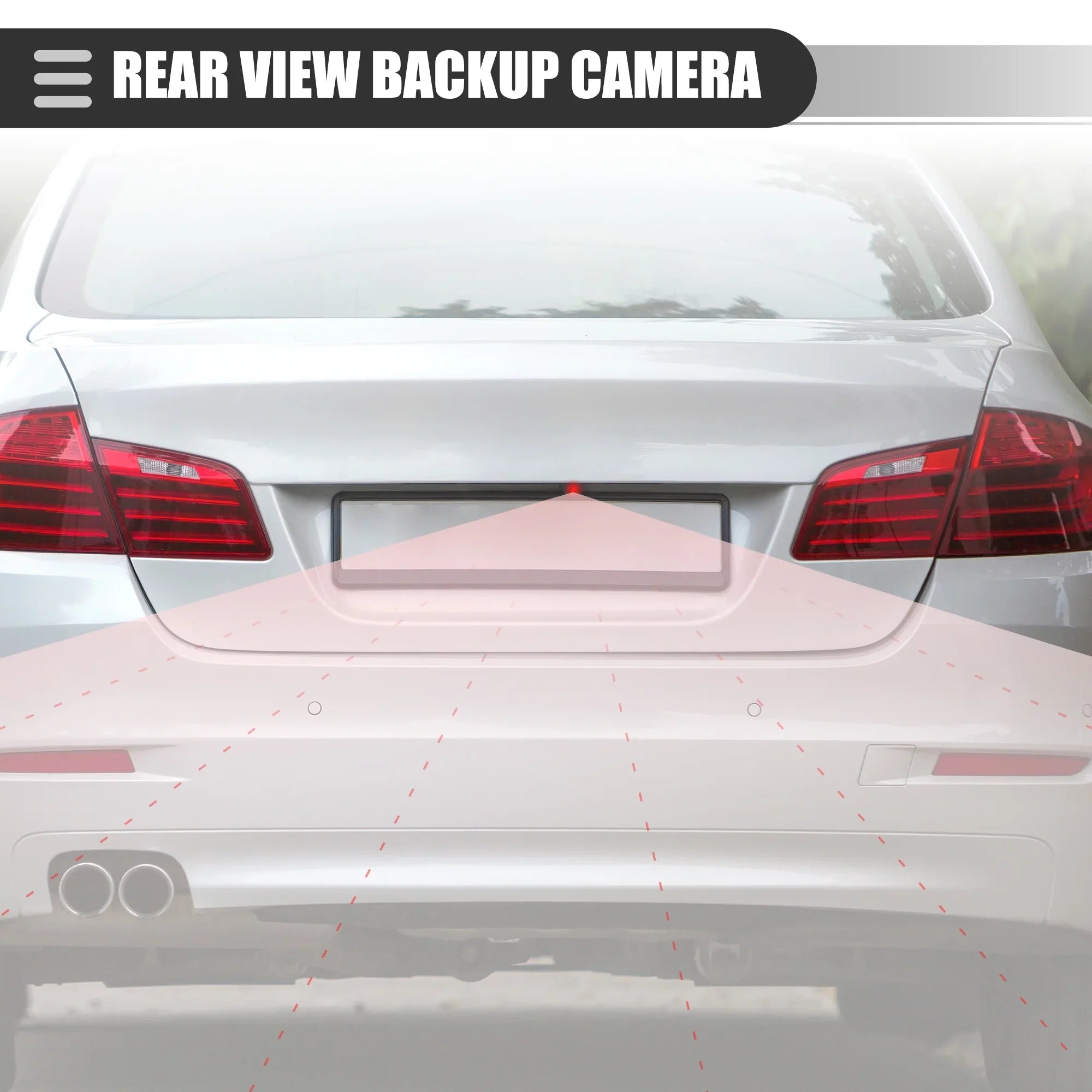 Rear View Backup Camera for Mercedes-Benz GLE300d 16-17 Plastic Metal No.1669051003 Gray Black