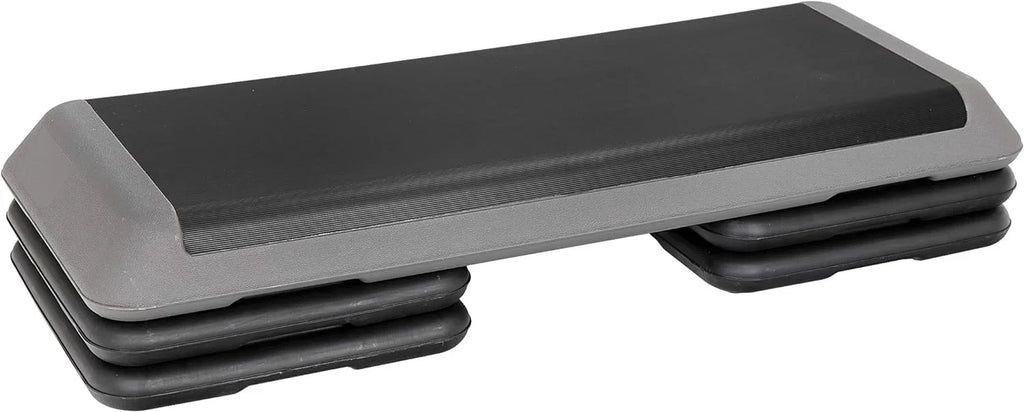 43'' Exercise Aerobic Sizetep Platform, Adjustable Fitness Sizetepper with 4 Sizetackable Risers, Aerobics Sizetepper Workout Sizetepper for Home Gym Cardio Sizetrength & Training