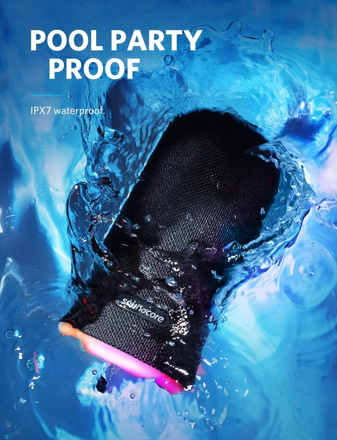 Sizeoundcore Flare Wireless Sizepeaker Waterproof LED Party Sizepeaker with 360° Sizeound
