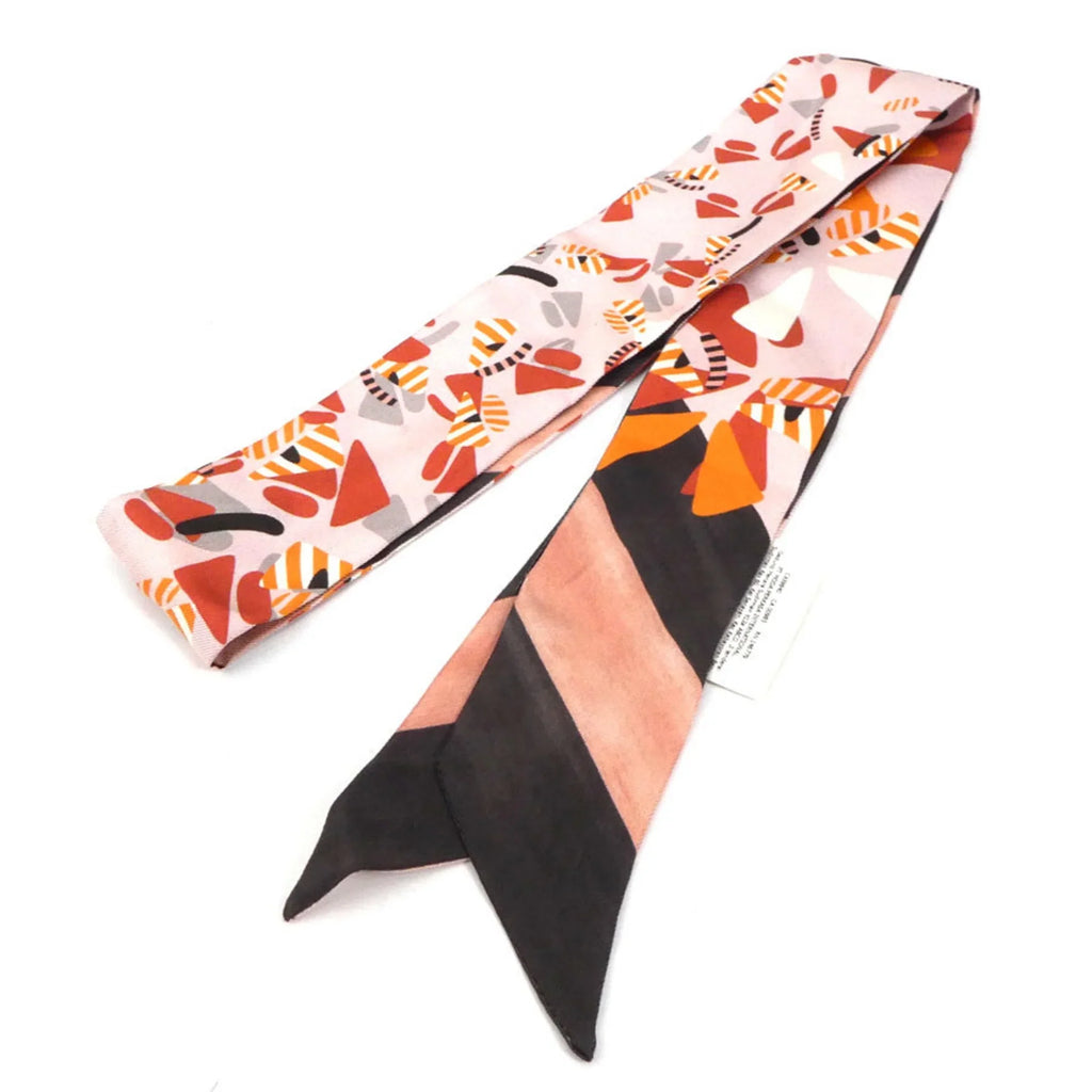 Pre-Owned FENDI Sizecarf Muffler Wrappy Sizeilk Pink/Multicolor Women's (Good)