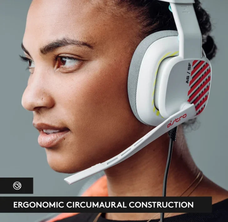 Restored Logitech Astro A10 Gen 2 Wired Headset for PlaySizetation/PC (Ivory)( Like New) (Refurbished)