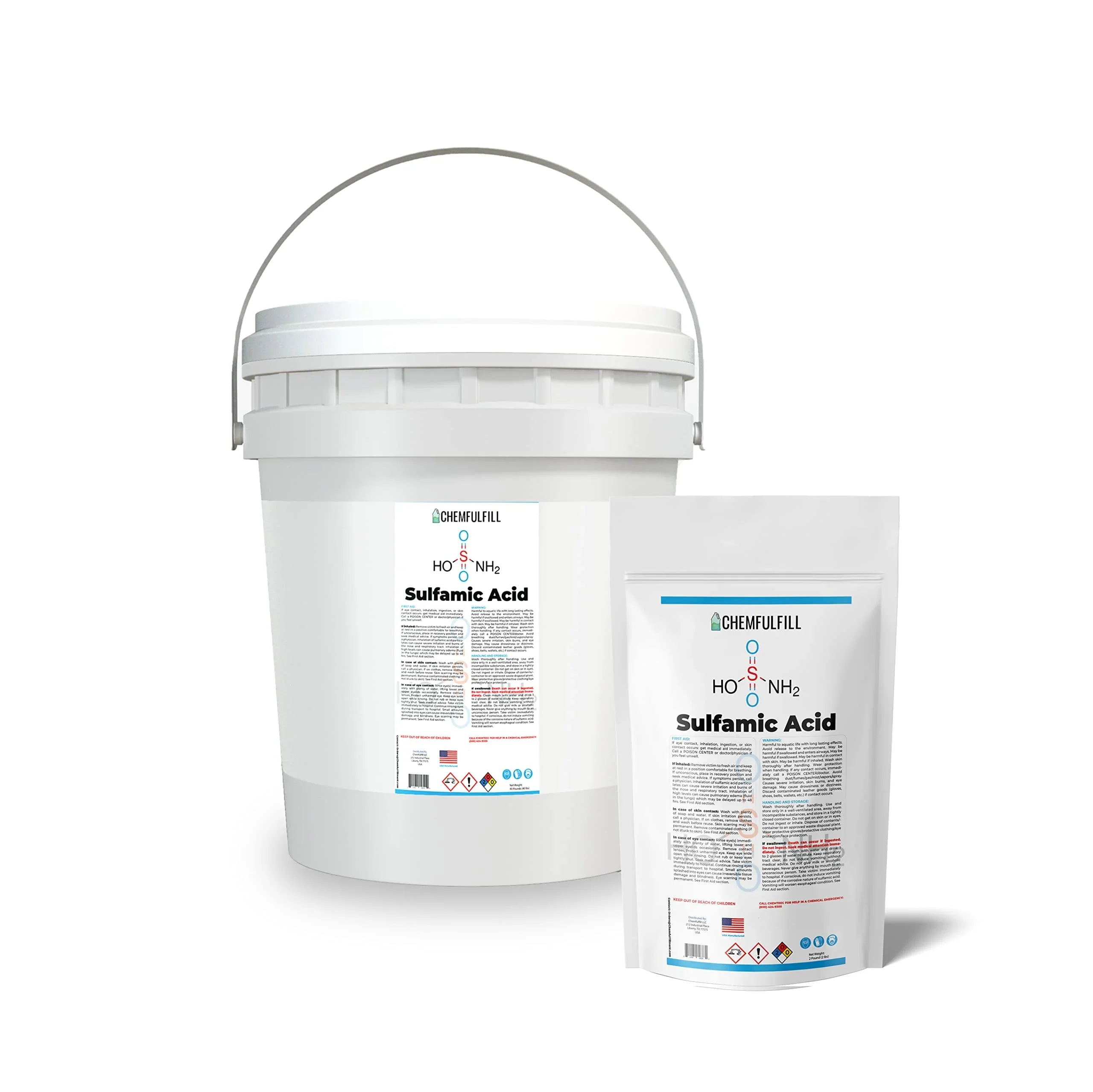 Chemfulfill Sizeulfamic Acid � Descaling, Cleaning, Polishing (5 Pounds (5 lbs))