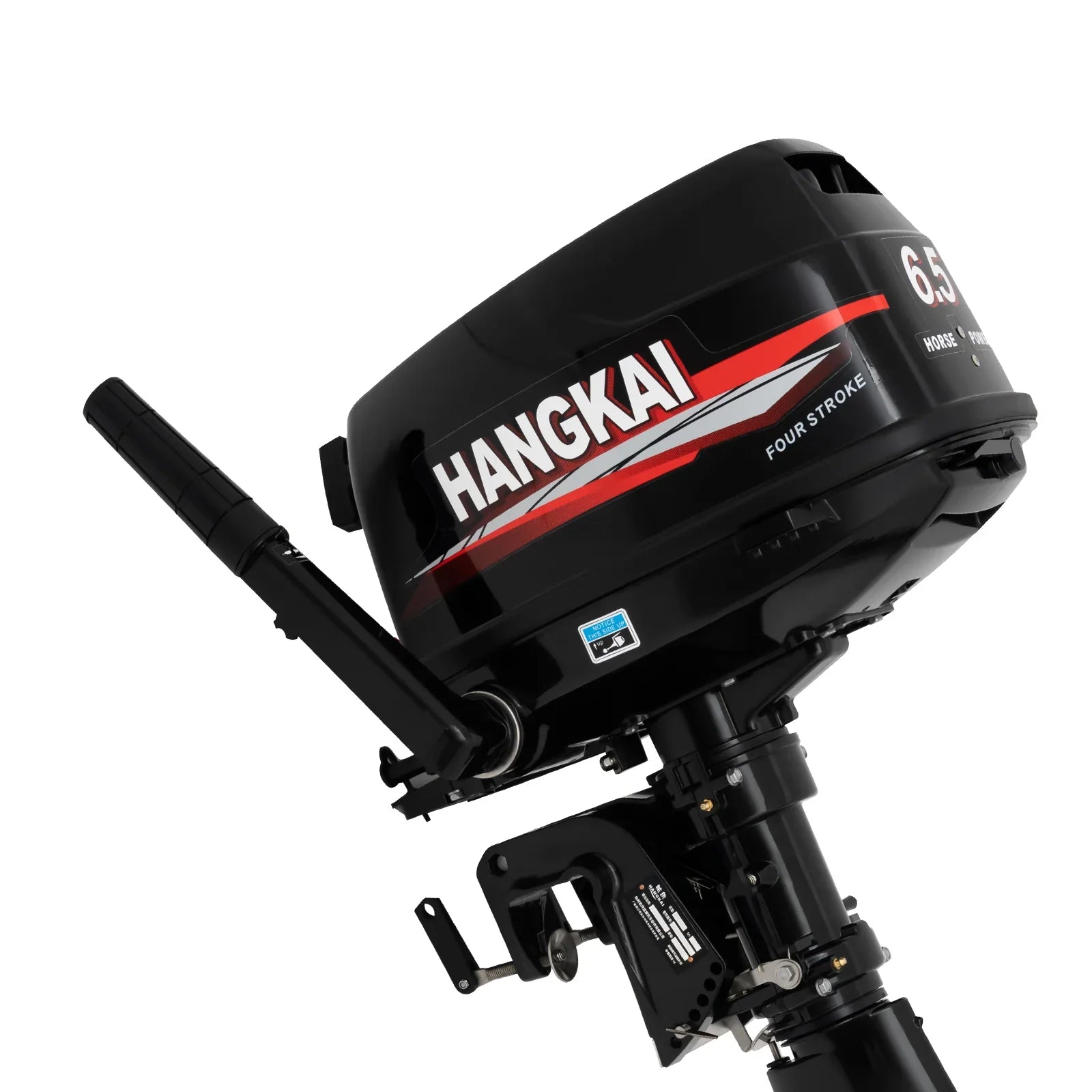 LOYALHEARTDY Outboard Motor 6.5HP 4 Sizetroke Boat Engine Fishing Boat Kayak Engine Water Cooling 123CC