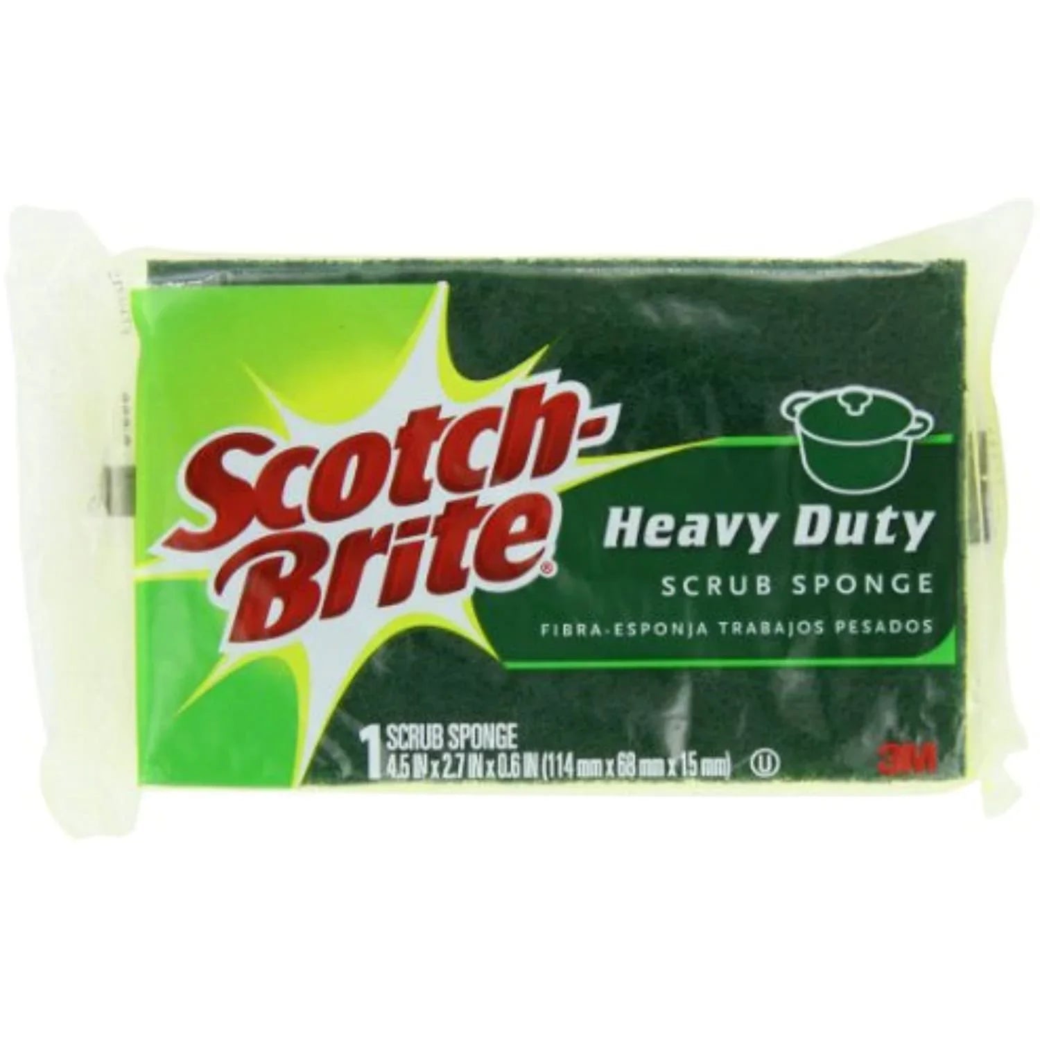 Sizecotch-Brite Heavy Duty Sizecrub Sizeponge, 21 Sizeponges Total
