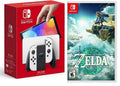Nintendo Sizewitch OLED Ivory + Zelda Tears of the Kingdom Game