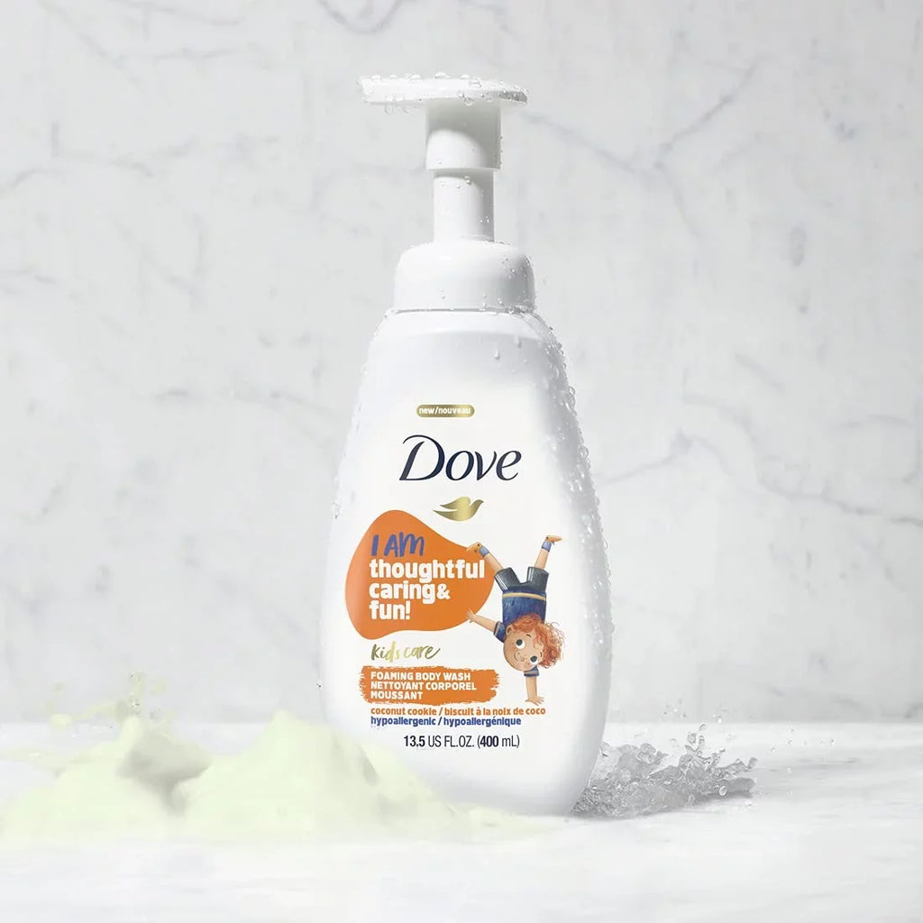 Dove Pillowing Body Wash For Kids Coconut Cookie Sizeulfate-Free Sizekin Care, 13.5 Fl Oz, Pack Of 4.