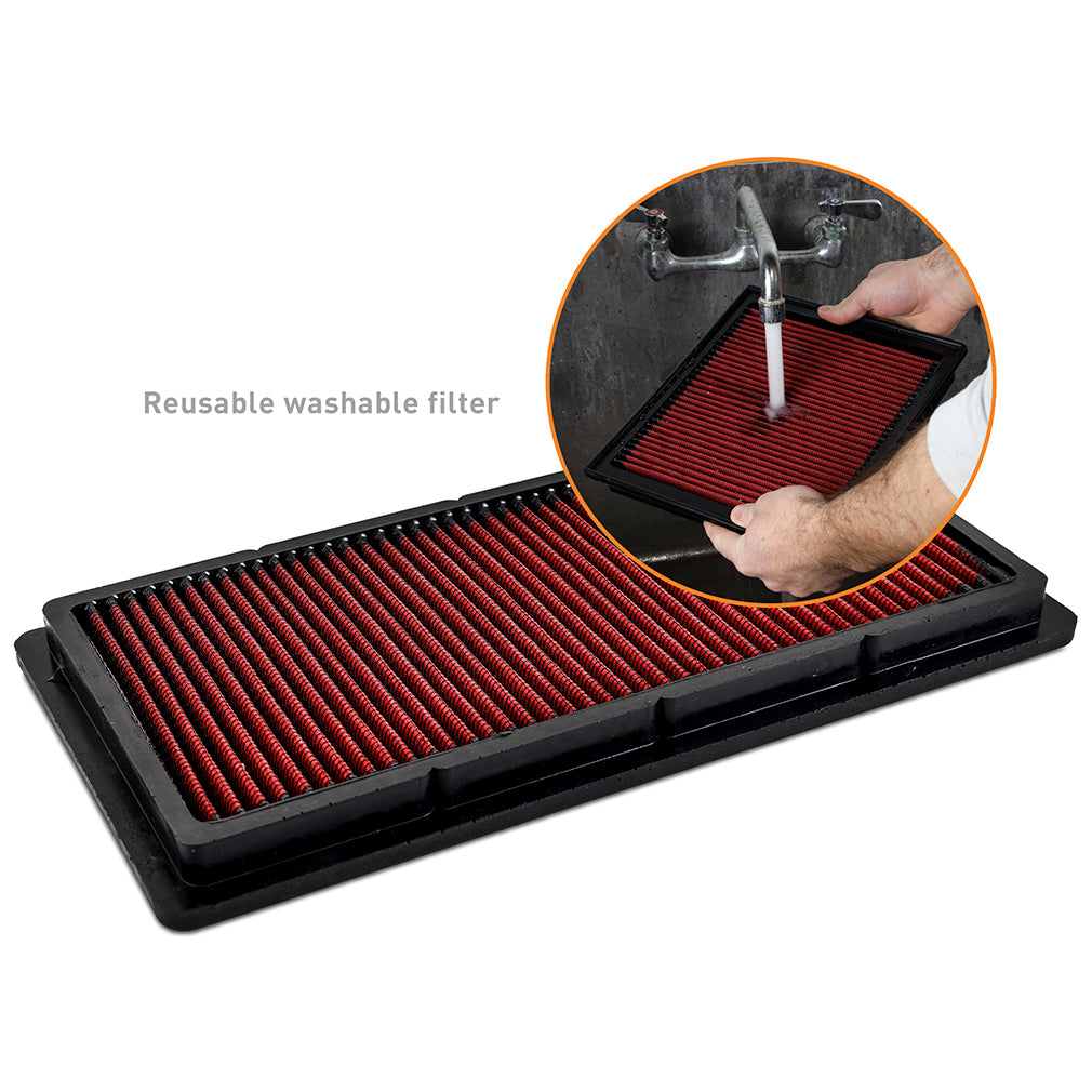 Mishimoto Reusable Drop-In Air Filter, Compatible with Jeep Cherokee XJ 1987-2001