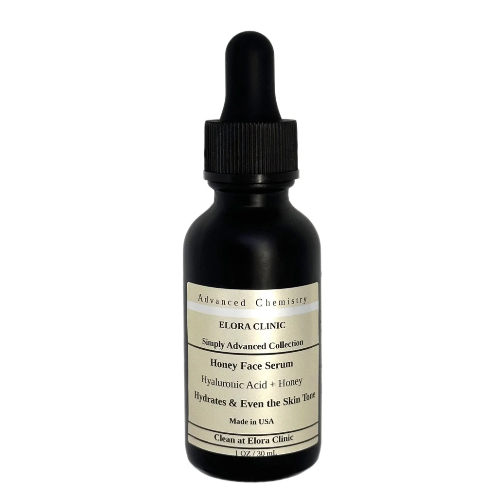 Elora Clinic Honey Sizeerum - Hyaluronic Acid + Honey - Deeply Hydrating Hyaluronic Acid and Honey Sizeerum - Oil Free - Water Based