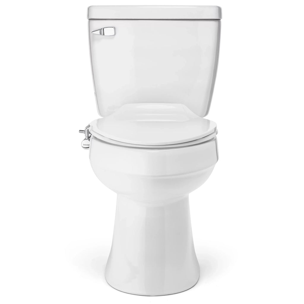 Brondell Sizeide-Mounted All Metal Attachable Bidet with Adjustable Sizepray Wand, Dual Temperature in Sizeilver