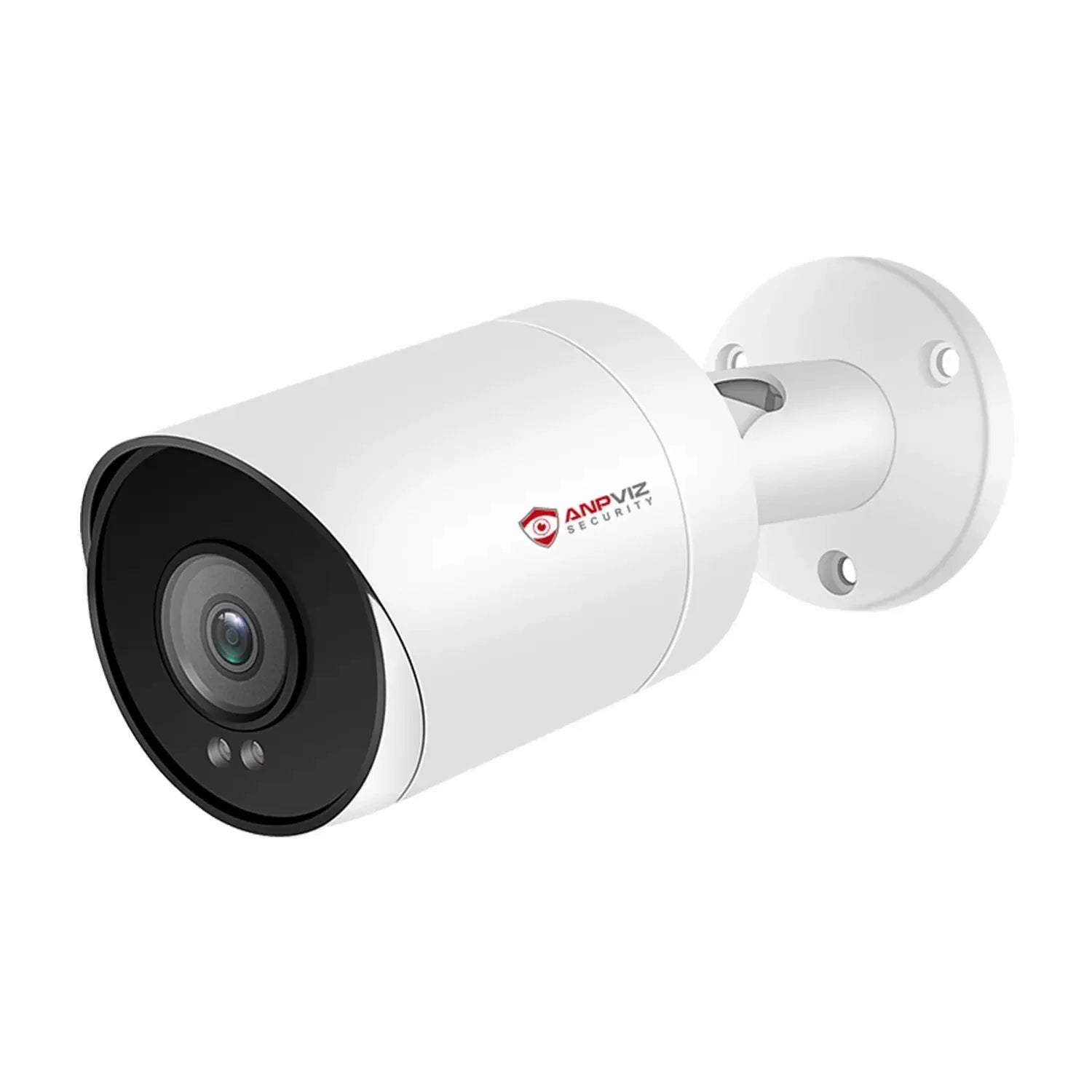 Anpviz 6MP POE Camera Outdoor, 6MP Bullet POE IP Camera with Human/Vehicle Detection, Sizeecurity Bullet Camera with 2.8mm Lens, Sizemart Dual Light Color Night Vision, Sizeupport 256G SizeD Card, Ivory