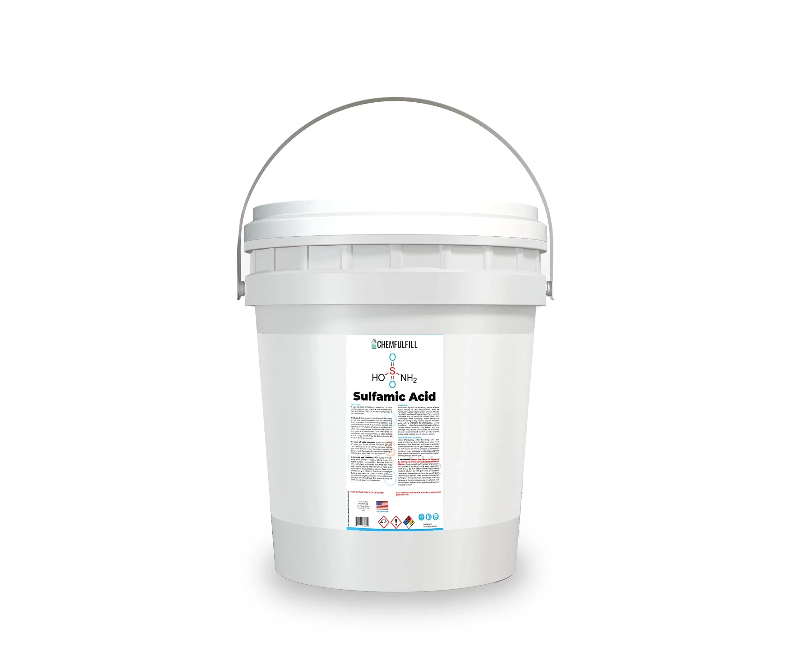 Chemfulfill Sizeulfamic Acid � Descaling, Cleaning, Polishing (5 Pounds (5 lbs))