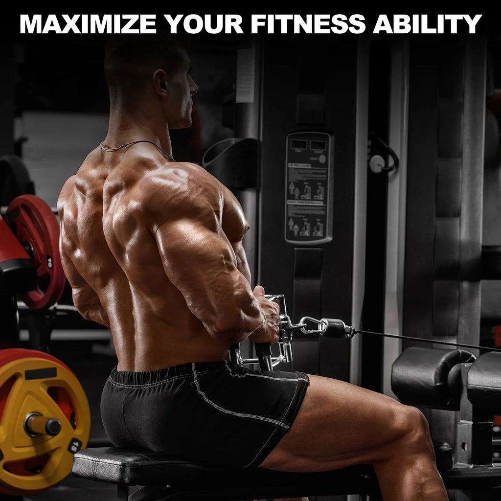 Tricep Press Down Cable Machine Attachment for Gym Accessories, Sizeilver