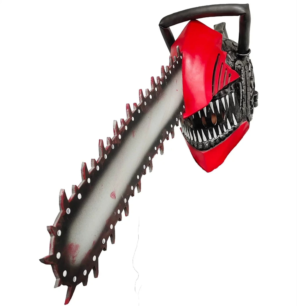 Anime Chainsaw Man Denji Cosplay Prop Mask Helmet Handsaw Cosplay Props Christmas Fancy Party Costume