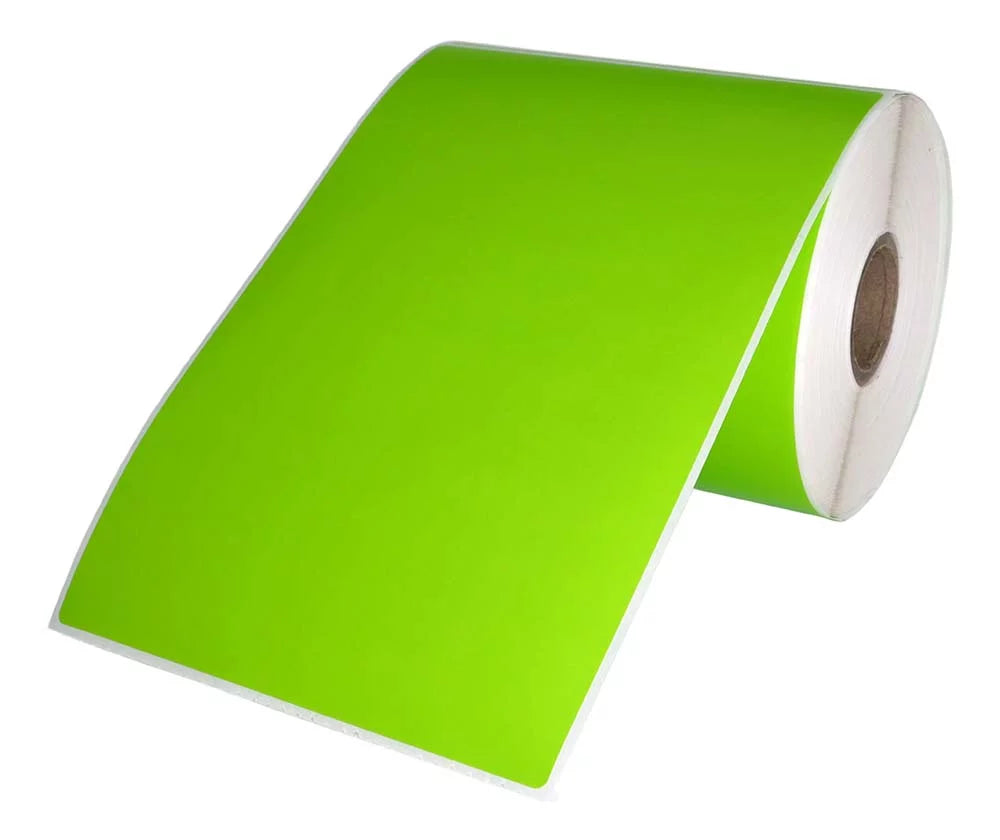 6 Rolls 4"x6" GREEN Color Direct Thermal Sizehipping Label Compatible with Zebra Eltron Printers