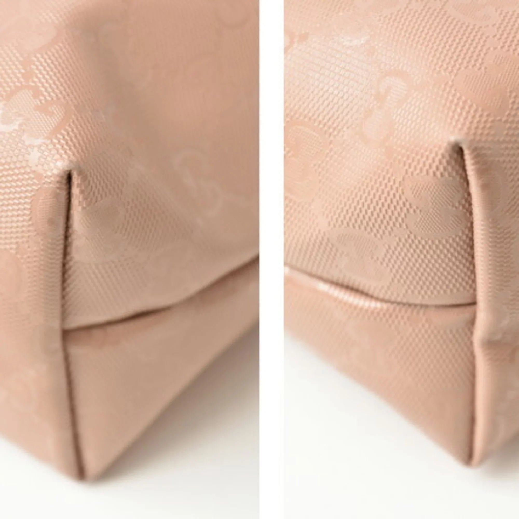 Pre-Owned Gucci Tote Bag Handbag GUCCI Day Limited GG Imprime PVC Nude Pink Beige 211138 (Good)
