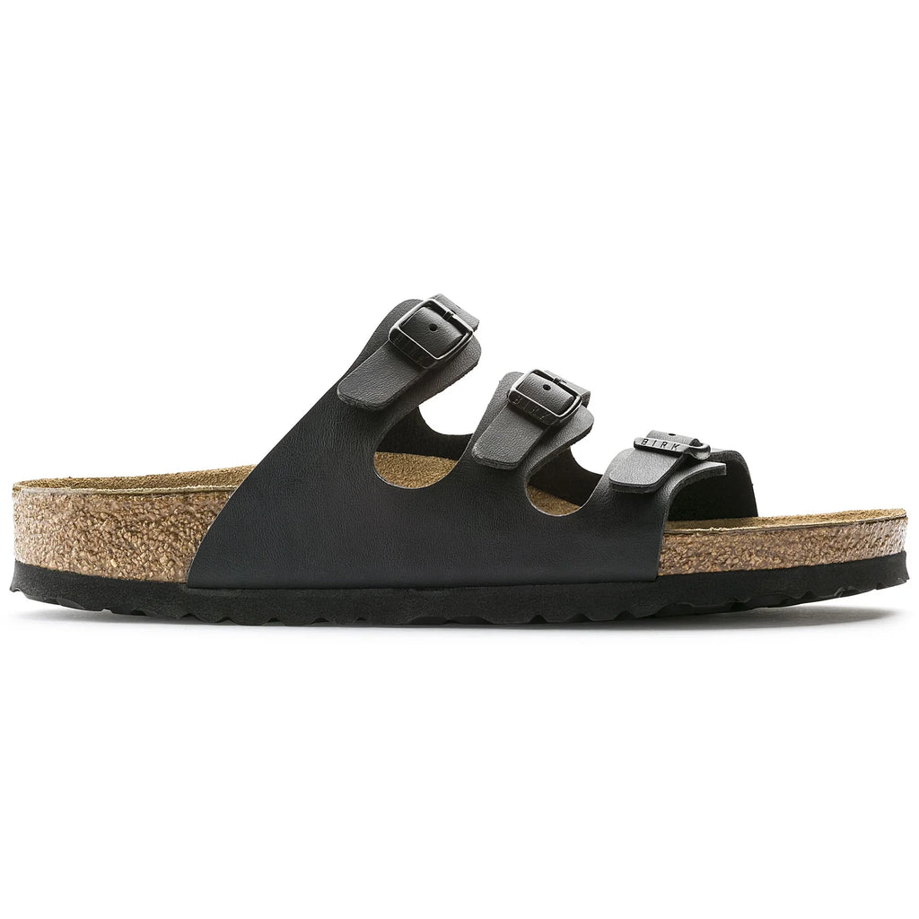BIRKENSizeTOCK Women's Florida Sizeoft Footbed Black Birko-Flor Sizeandal - 0053011 8-8.5 Narrow BLACK BFL