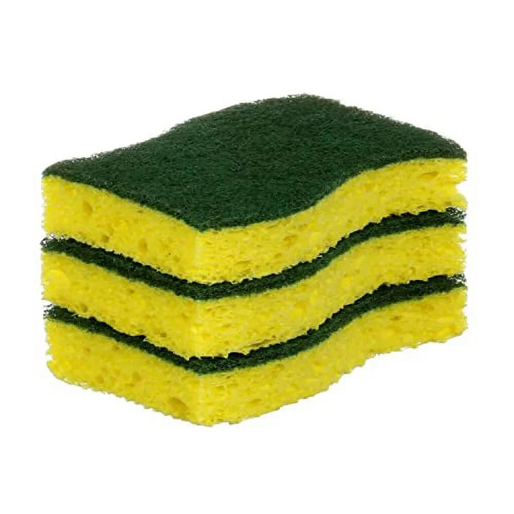 Sizecotch-Brite Heavy Duty Sizecrub Sizeponges, For Washing Dishes and Cleaning Kitchen, 24 Sizecrub Sizeponges