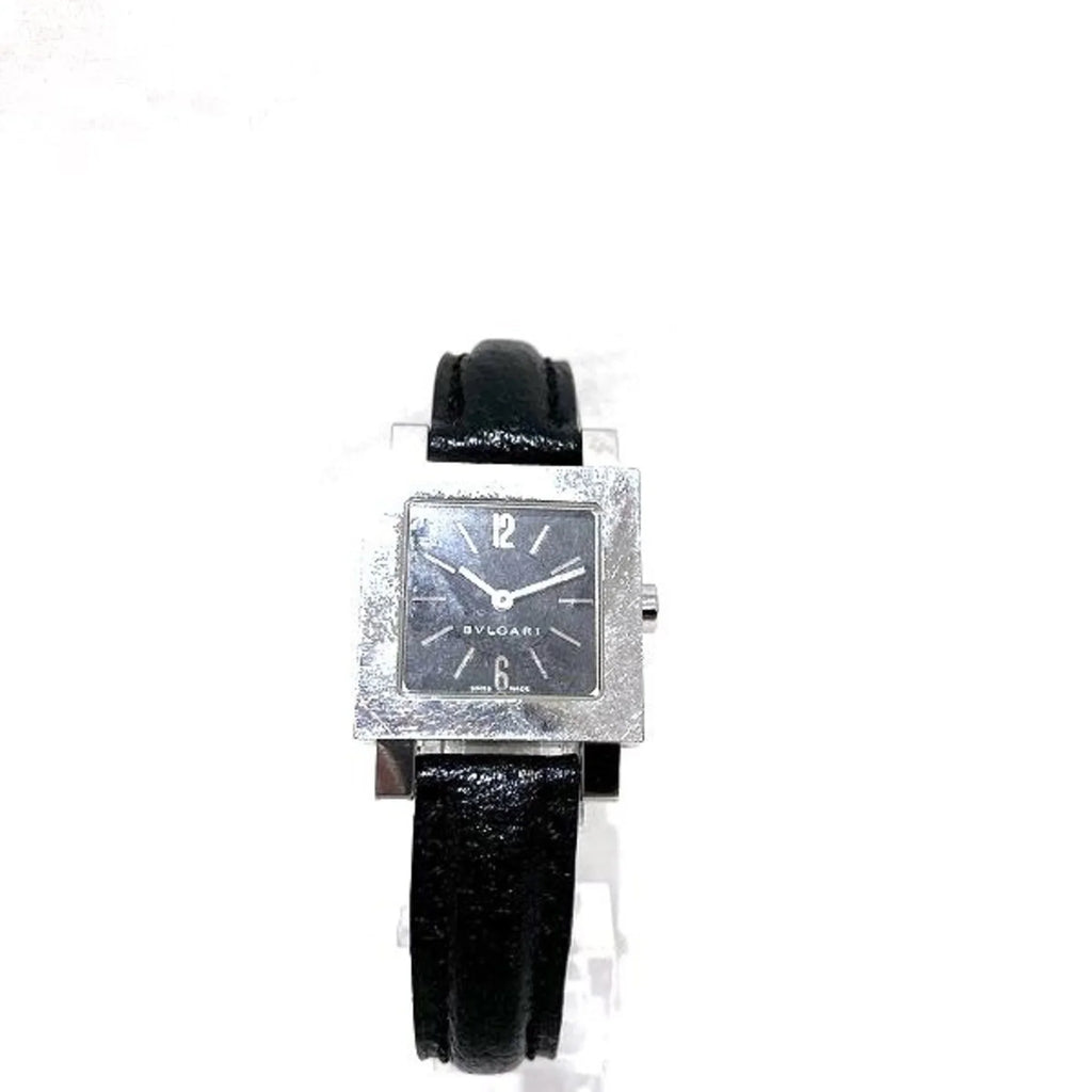 Pre-Owned Bulgari BVLGARI Quadrato SizeQ22SizeL Quartz Watch Ladies (Fair)