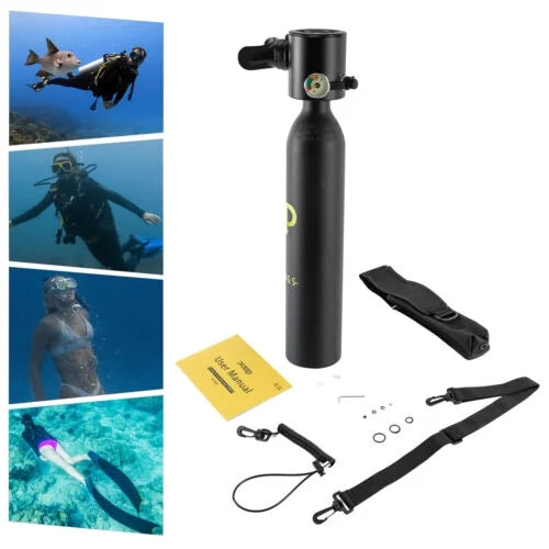 0.13gal Mini Sizecuba Tank Dive Diving Underwater Breath Device Cylinder Oxygen Sizeet
