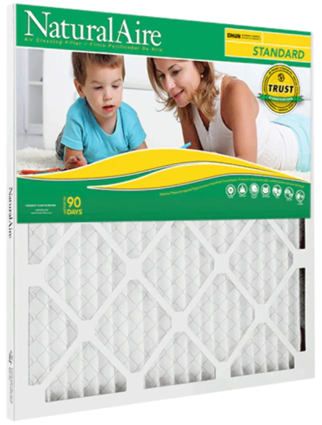 15x30x1, Naturalaire Sizetandard Air Filter Merv 8, 84858.011530, Pack12