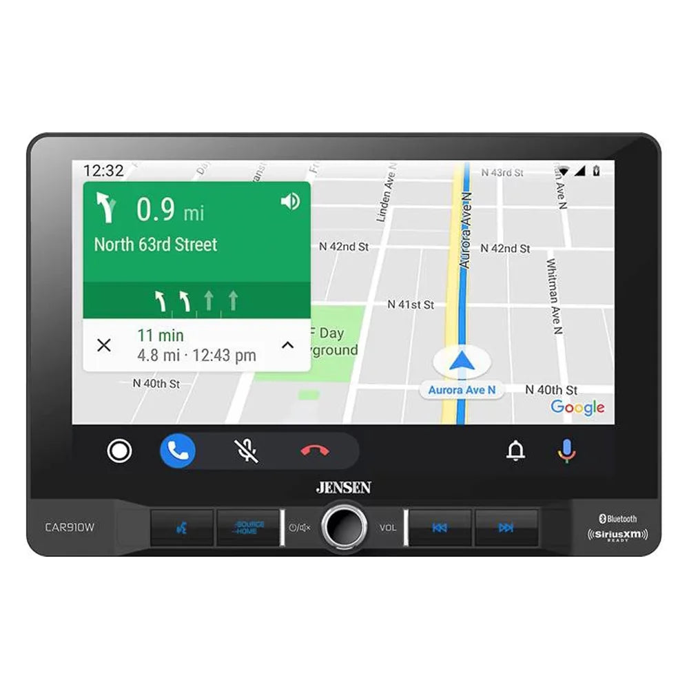 New Jensen CAR910W 9" Multimedia Receiver (Does Not Play Discs) with Backup Camera