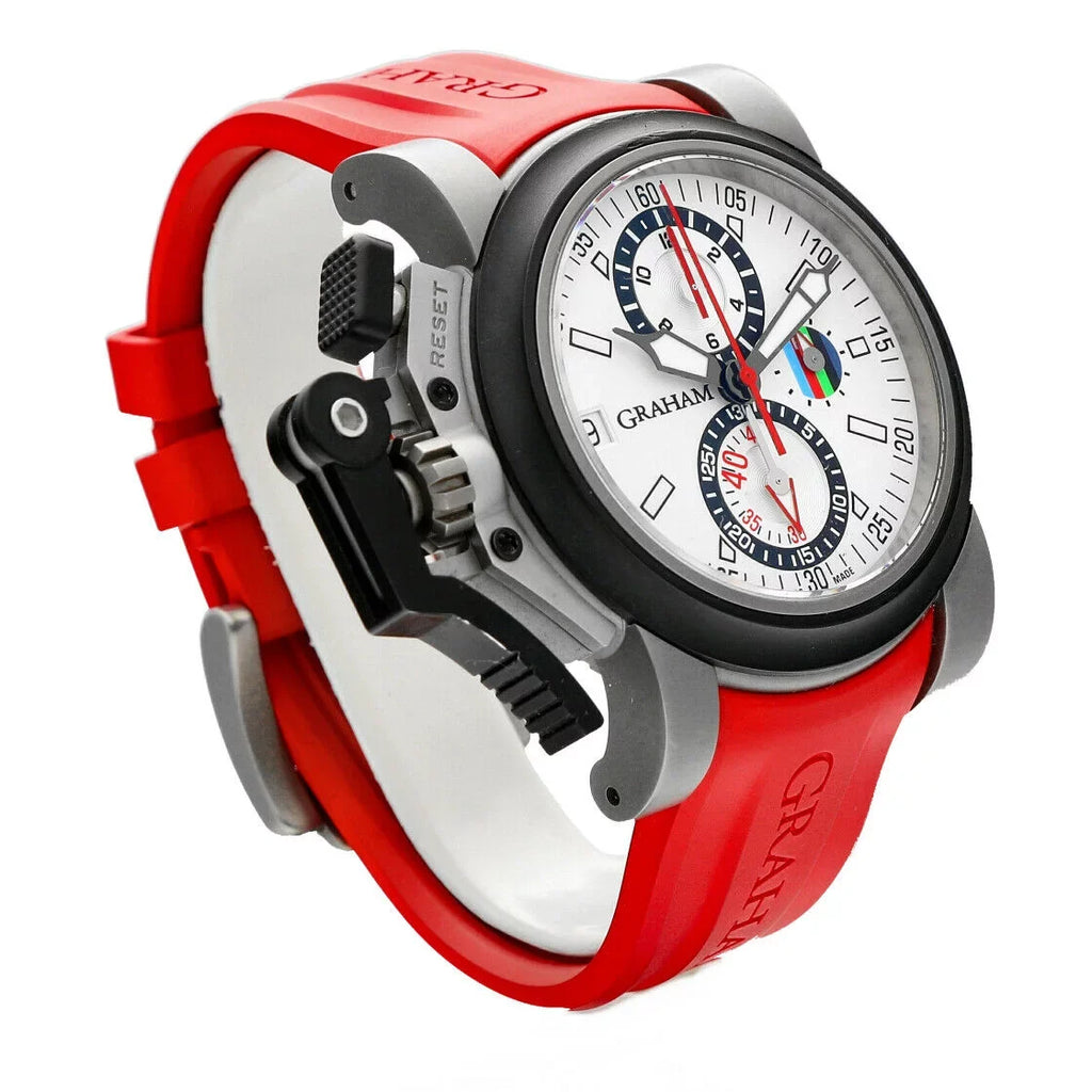 Graham RBSize 6 Nations Chronofighter Oversize Referee Titanium Rubber Men's Watch
