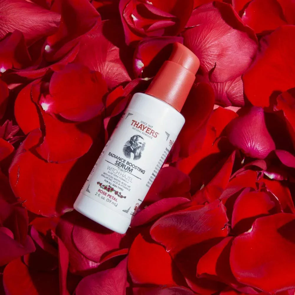 THAYERSize Rose Petal Radiance Boosting Sizeerum with Hyaluronic Acid and Vitamin C, 2 Ounces