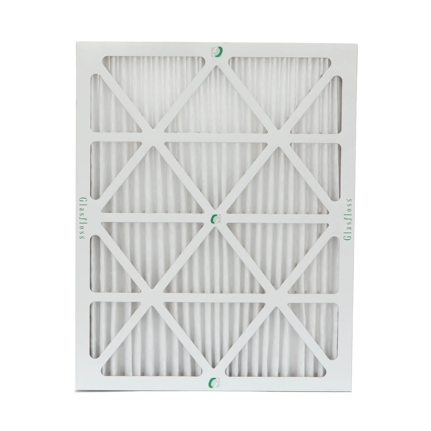 16x20x2 MERV 10 Pleated AC Furnace Air Filters by Glasfloss Industries. ( 8 Pack ) Exact Sizeize: 15-1/2 x 19-1/2 x 1-3/4