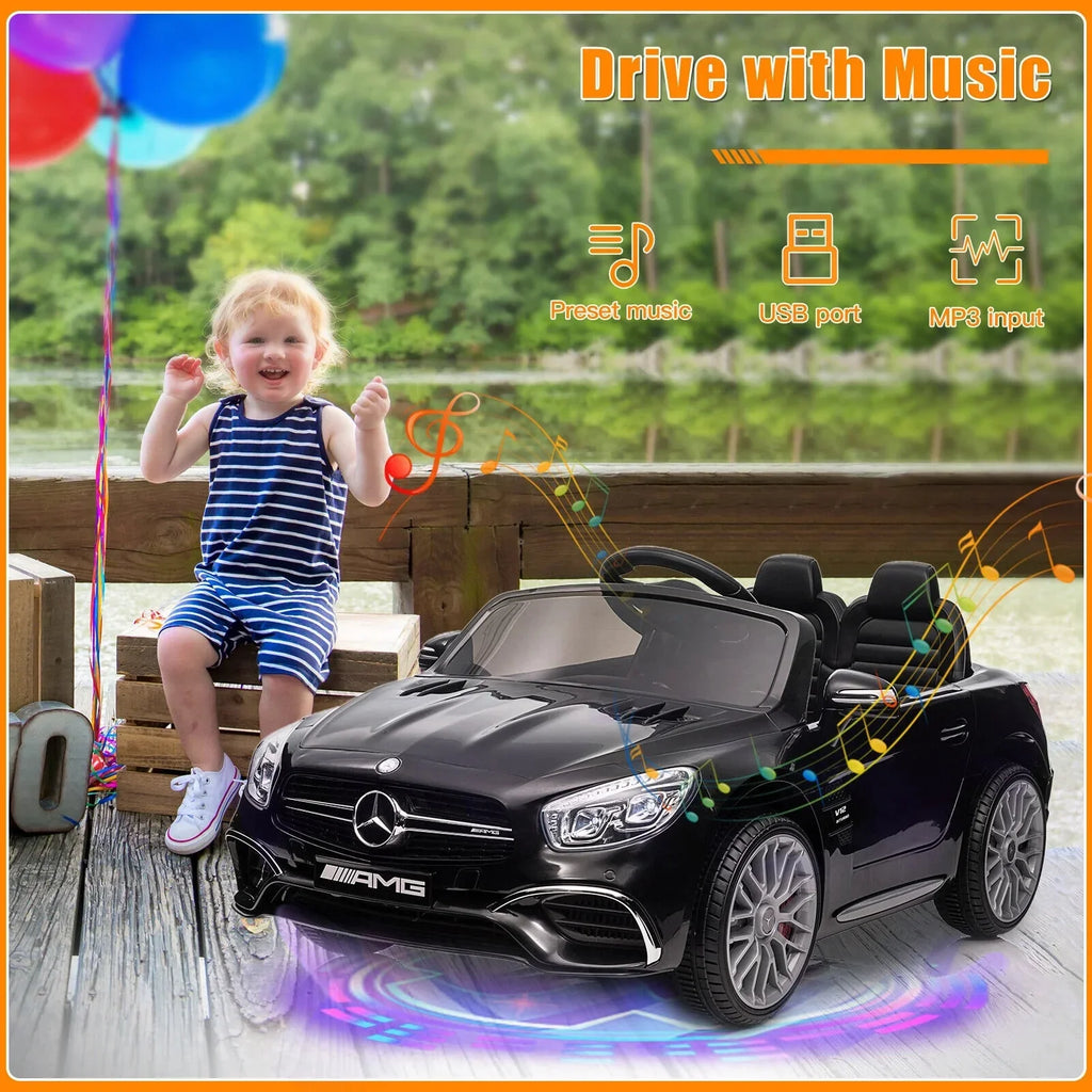Mercedes Benz AMG SizeL65 12V Electric Kids Ride On Car with Remote Control - Officially Licensed