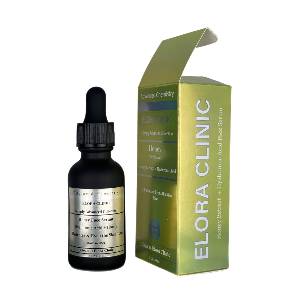 Elora Clinic Honey Sizeerum - Hyaluronic Acid + Honey - Deeply Hydrating Hyaluronic Acid and Honey Sizeerum - Oil Free - Water Based