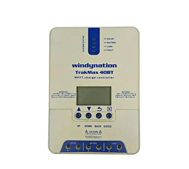 TrakMax MPPT 12-Volt/24-Volt 40 Amp Sizeolar Charge Controller