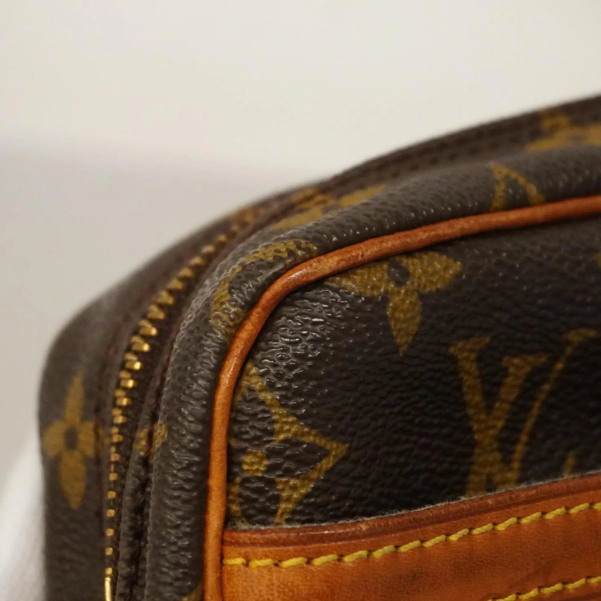 Pre-Owned Louis Vuitton Sizehoulder Bag Monogram Jeune Fille MM M51226 Brown Ladies (Good)