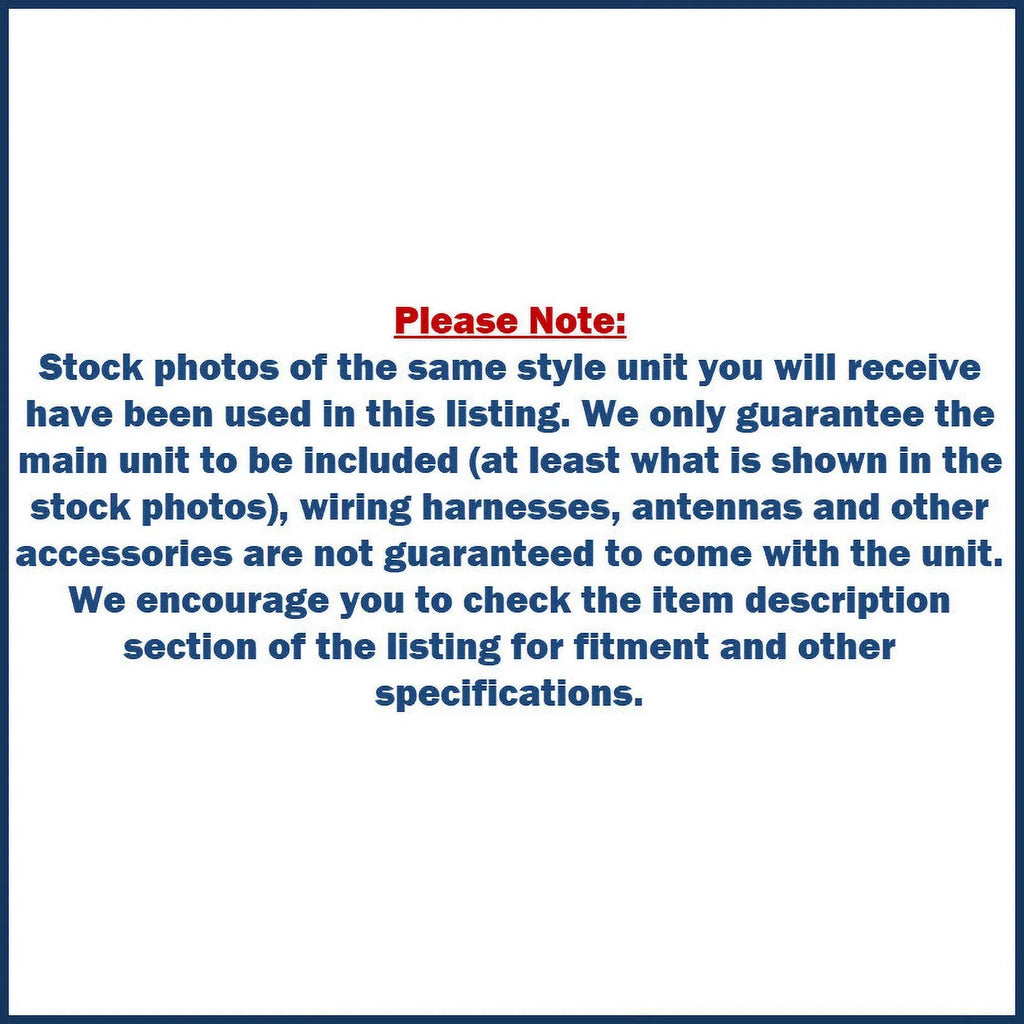 Pre-Owned 13 Ford Econoline E150 E250 E350 GPSize Navigation Nav Radio OEM (LKQ~332723897) (Good)
